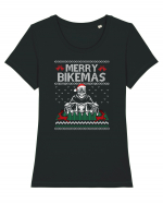 Merry Bikemas Tricou mânecă scurtă guler larg fitted Damă Expresser