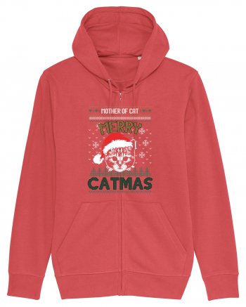 Merry Catmas Mother Of Cat Carmine Red
