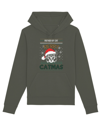 Merry Catmas Mother Of Cat Khaki