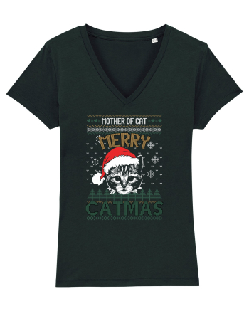 Merry Catmas Mother Of Cat Black