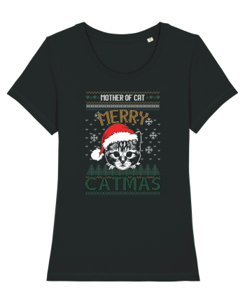 Merry Catmas Mother Of Cat Black