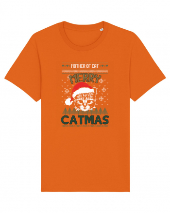 Merry Catmas Mother Of Cat Bright Orange