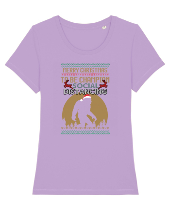 Merry Christmas Bigfoot Distancing Champion Lavender Dawn