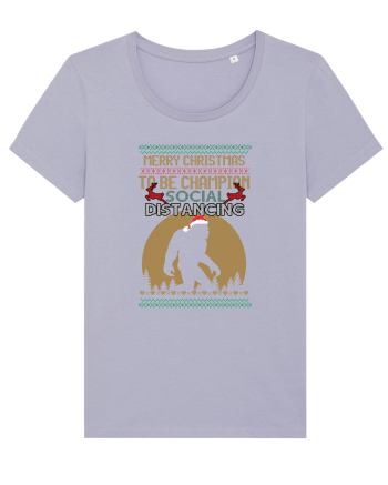 Merry Christmas Bigfoot Distancing Champion Lavender