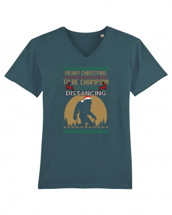 Merry Christmas Bigfoot Distancing Champion Stargazer