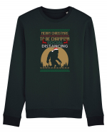 Merry Christmas Bigfoot Distancing Champion Bluză mânecă lungă Unisex Rise