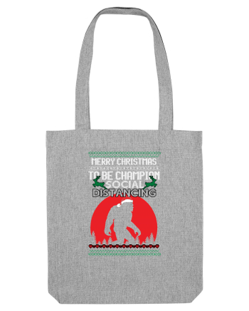 Merry Christmas Bigfoot Distancing Champion Heather Grey