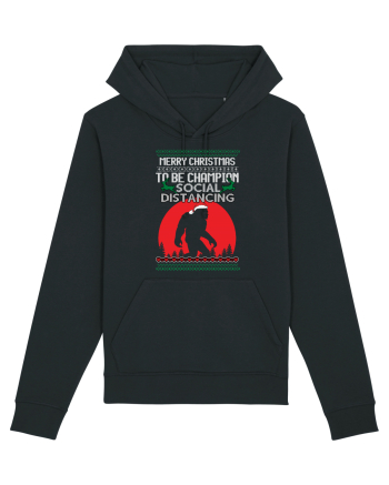 Merry Christmas Bigfoot Distancing Champion Black