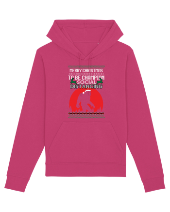 Merry Christmas Bigfoot Distancing Champion Raspberry