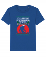 Merry Christmas Bigfoot Distancing Champion Tricou mânecă scurtă  Copii Mini Creator