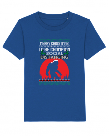 Merry Christmas Bigfoot Distancing Champion Majorelle Blue