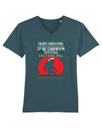 Merry Christmas Bigfoot Distancing Champion Stargazer