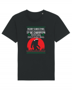 Merry Christmas Bigfoot Distancing Champion Tricou mânecă scurtă Unisex Rocker