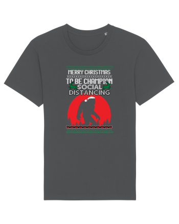 Merry Christmas Bigfoot Distancing Champion Anthracite