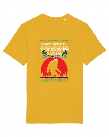 Merry Christmas Bigfoot Distancing Champion Spectra Yellow