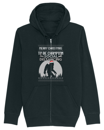 Merry Christmas Bigfoot Distancing Champion Black