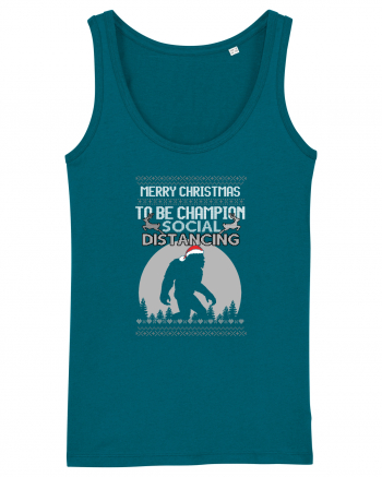 Merry Christmas Bigfoot Distancing Champion Ocean Depth