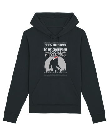 Merry Christmas Bigfoot Distancing Champion Black