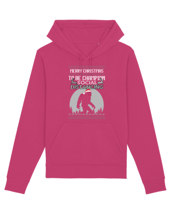 Merry Christmas Bigfoot Distancing Champion Raspberry
