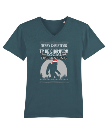 Merry Christmas Bigfoot Distancing Champion Stargazer