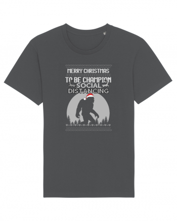 Merry Christmas Bigfoot Distancing Champion Anthracite