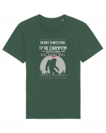 Merry Christmas Bigfoot Distancing Champion Tricou mânecă scurtă Unisex Rocker