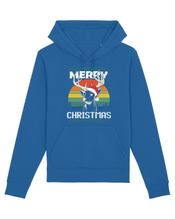 Merry Christmas Hunters Royal Blue
