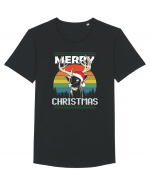 Merry Christmas Hunters Tricou mânecă scurtă guler larg Bărbat Skater