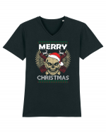 Merry Christmas Riders Tricou mânecă scurtă guler V Bărbat Presenter