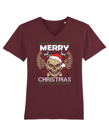 Merry Christmas Riders Burgundy