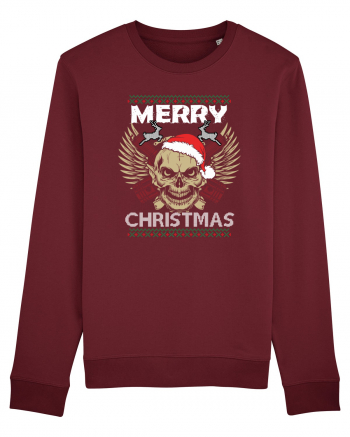 Merry Christmas Riders Burgundy