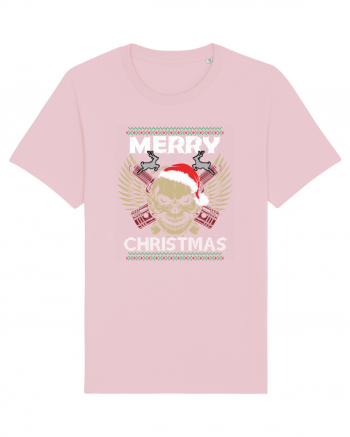 Merry Christmas Riders Cotton Pink