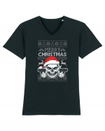 Merry Christmas Yall Tricou mânecă scurtă guler V Bărbat Presenter