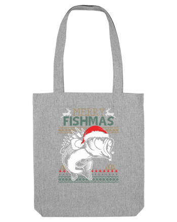 Merry Fishmas Heather Grey