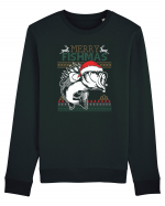 Merry Fishmas Bluză mânecă lungă Unisex Rise