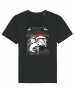 Merry Fishmas Tricou mânecă scurtă Unisex Rocker