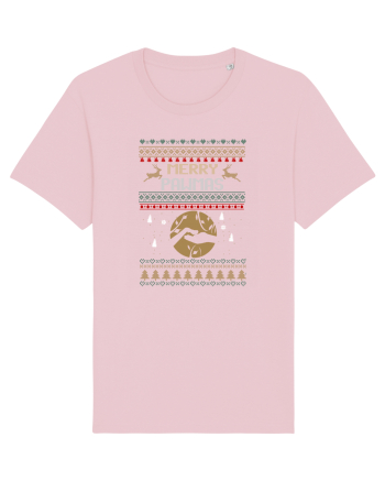Merry Pawmas Cotton Pink