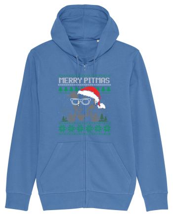 Merry Pitmas Bright Blue