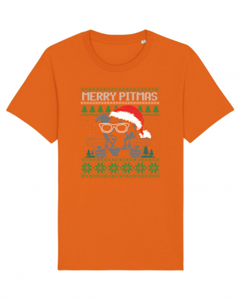 Merry Pitmas Bright Orange