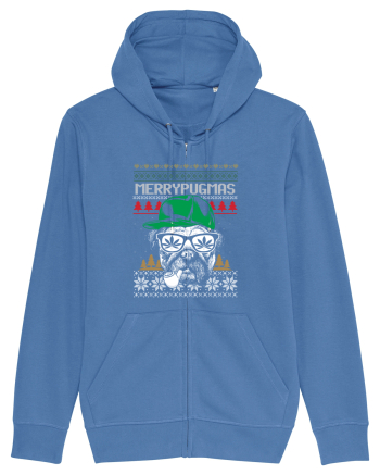 Merry Pugmas Bright Blue