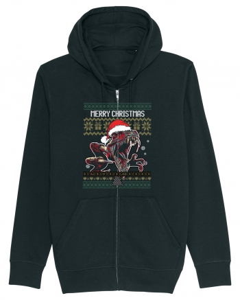 Merry Roar Christmas Angry Dinosaur Black