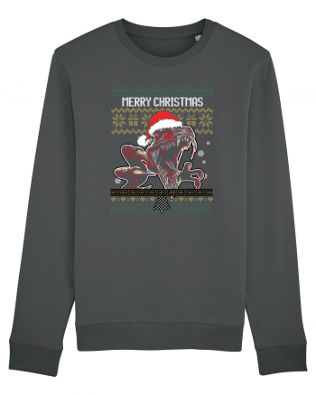 Merry Roar Christmas Angry Dinosaur Anthracite