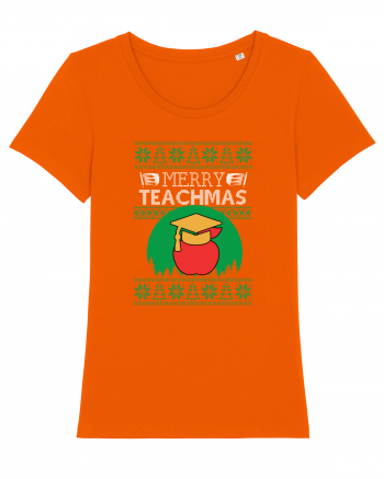 Merry Teachmas Bright Orange