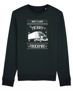 Merry Truckmas Born To Work Bluză mânecă lungă Unisex Rise