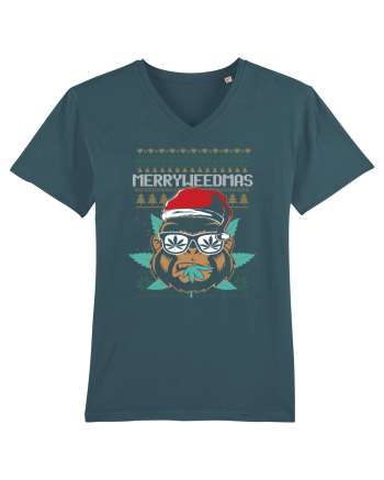 Merry Weedmas Funny Gorilla Stargazer