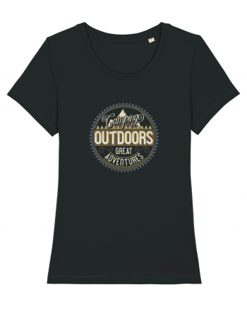Camping Outdoors Great Adventures Black
