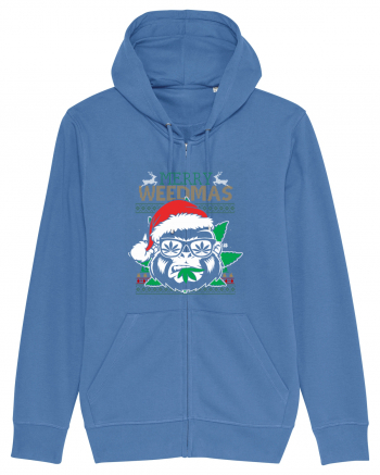 Merry Weedmas Gorilla Bright Blue