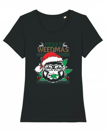 Merry Weedmas Gorilla Black