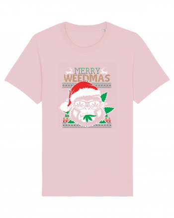 Merry Weedmas Gorilla Cotton Pink