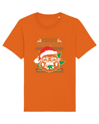 Merry Weedmas Gorilla Bright Orange